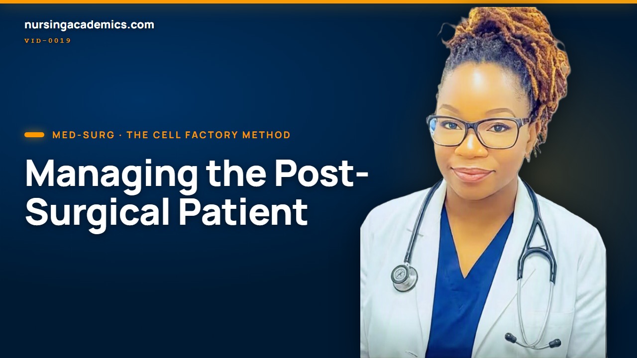 Managing the Post-Surgical Patient