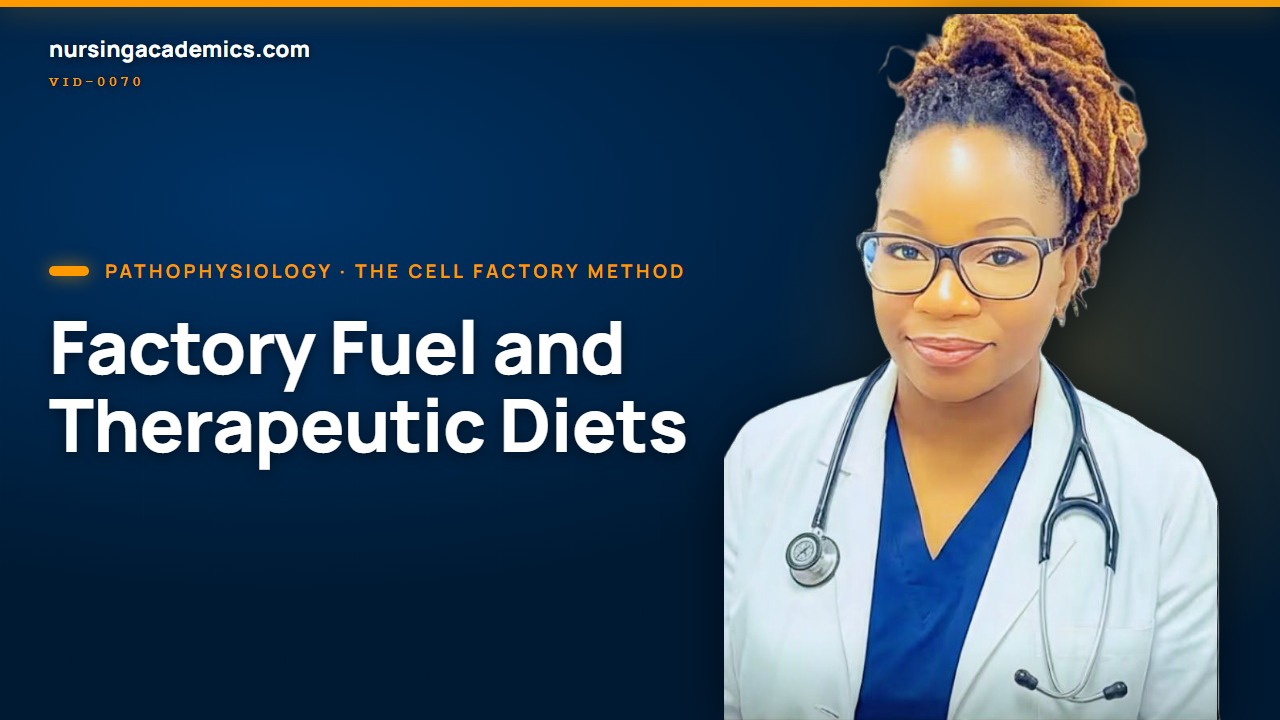 Factory Fuel and Therapeutic Diets