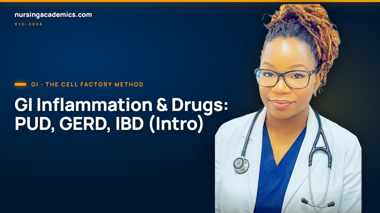Intro & Foundations: Inflammation and the GI Drugs